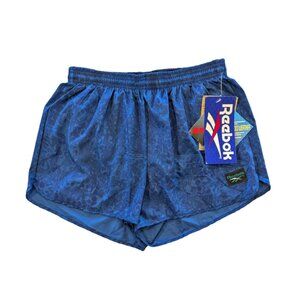 REEBOK Deadstock 90's Short Shorts M Men's Running Walking Built-In Briefs Blue
